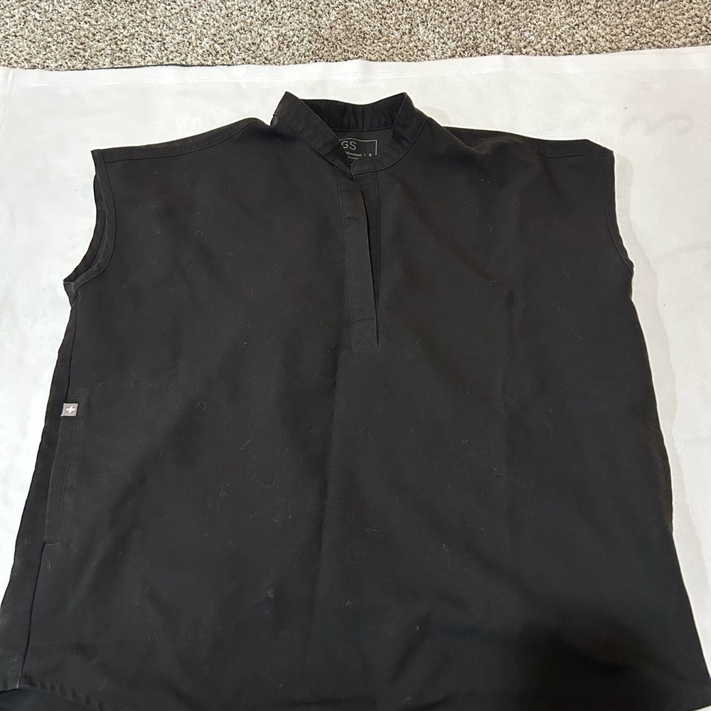 Figs Black Rafaela Scrub Top